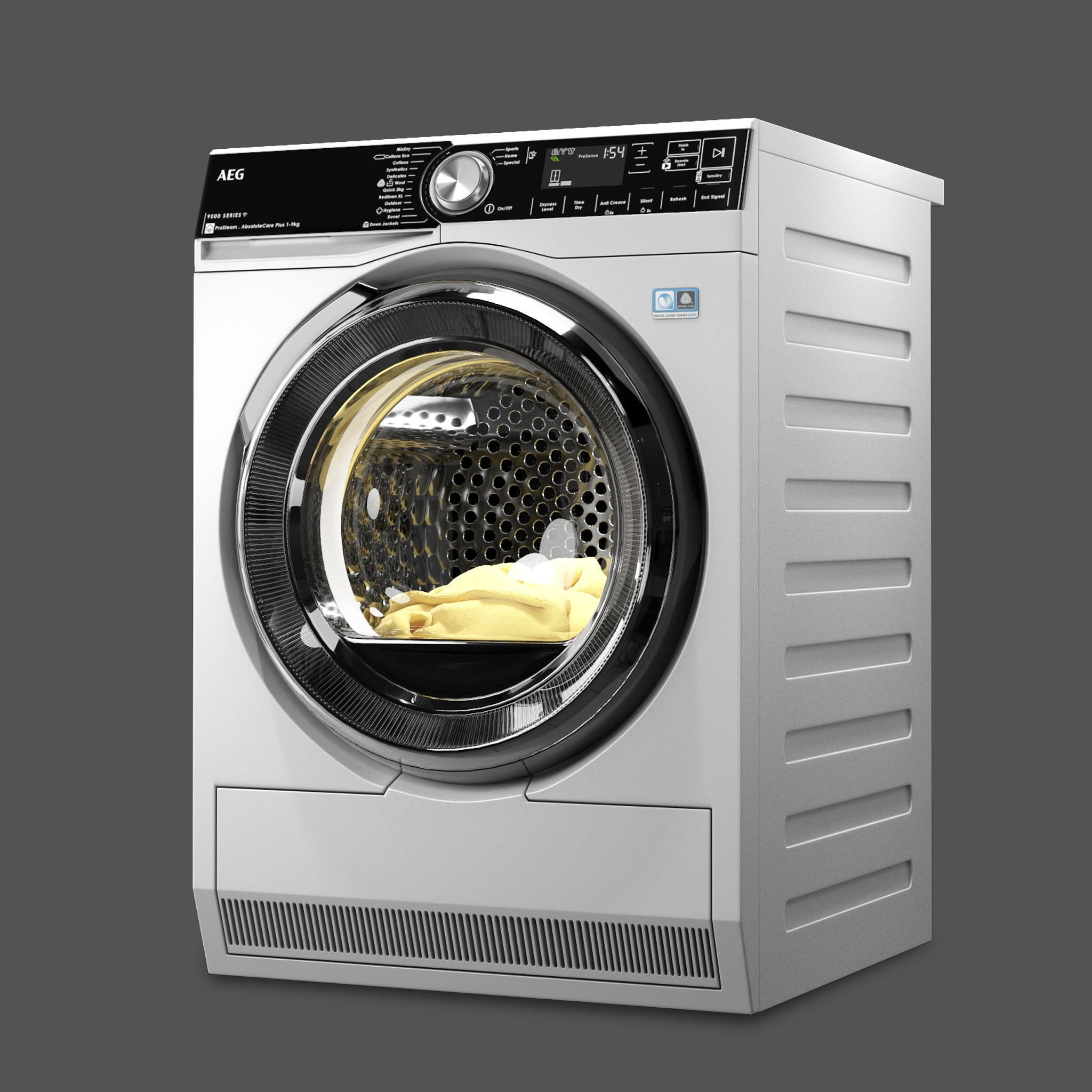 AEG Laundry Set 3D model_4