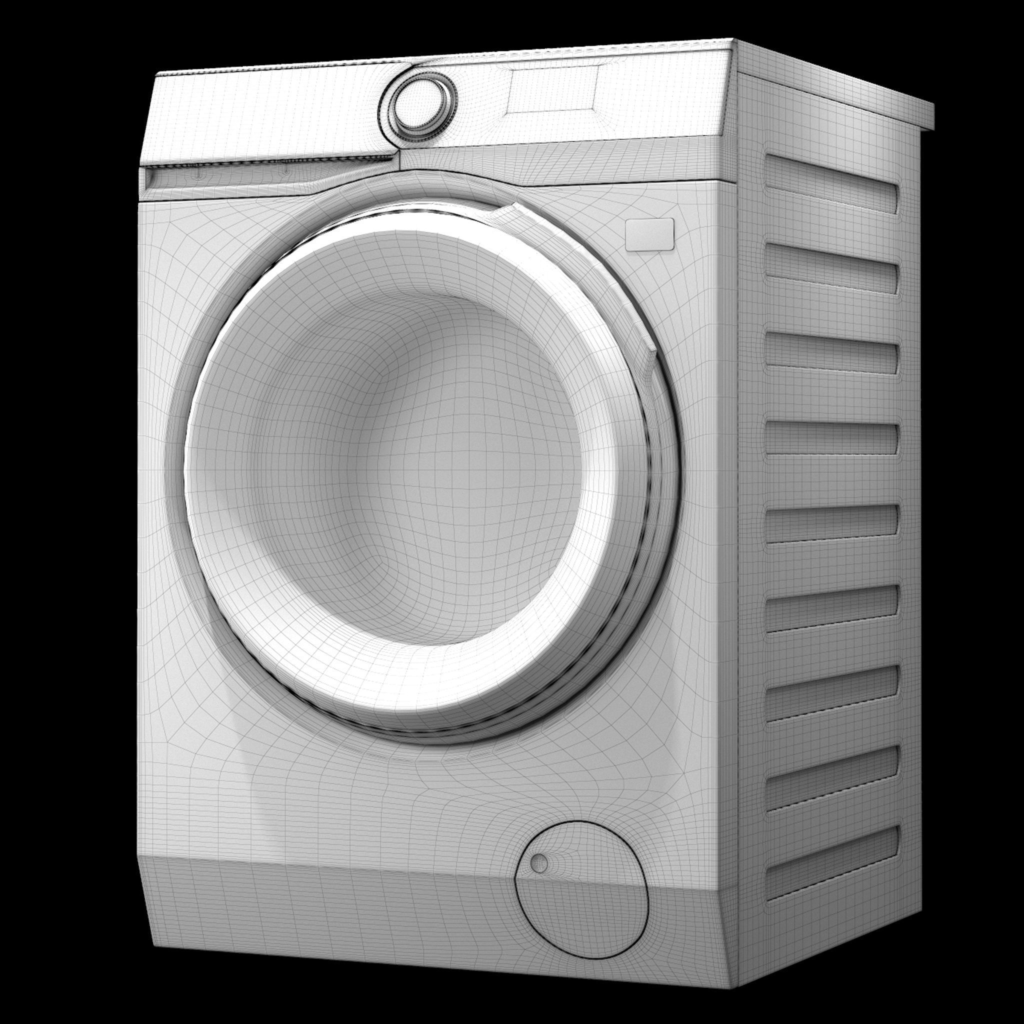 AEG Laundry Set 3D model_9