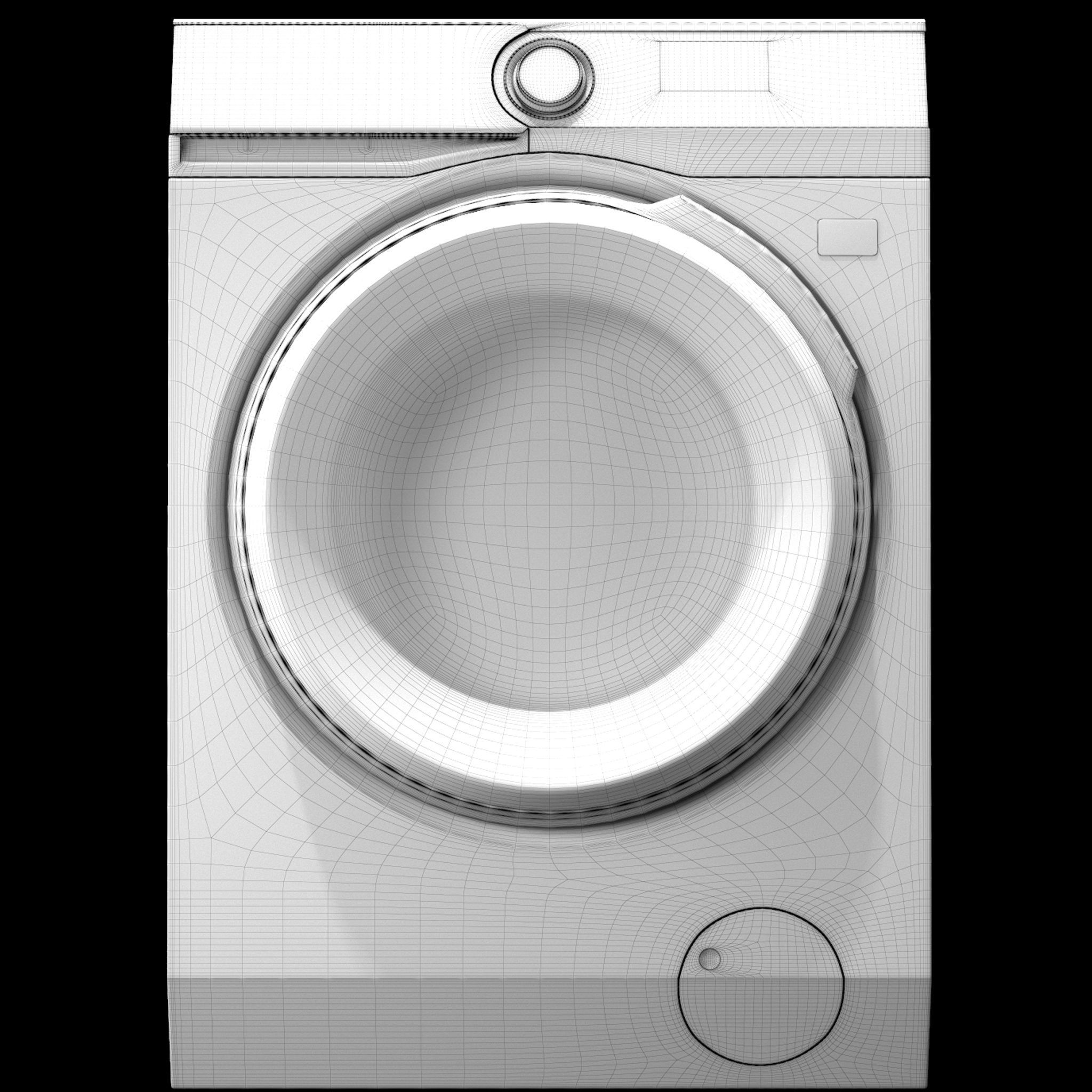 AEG Laundry Set 3D model_11