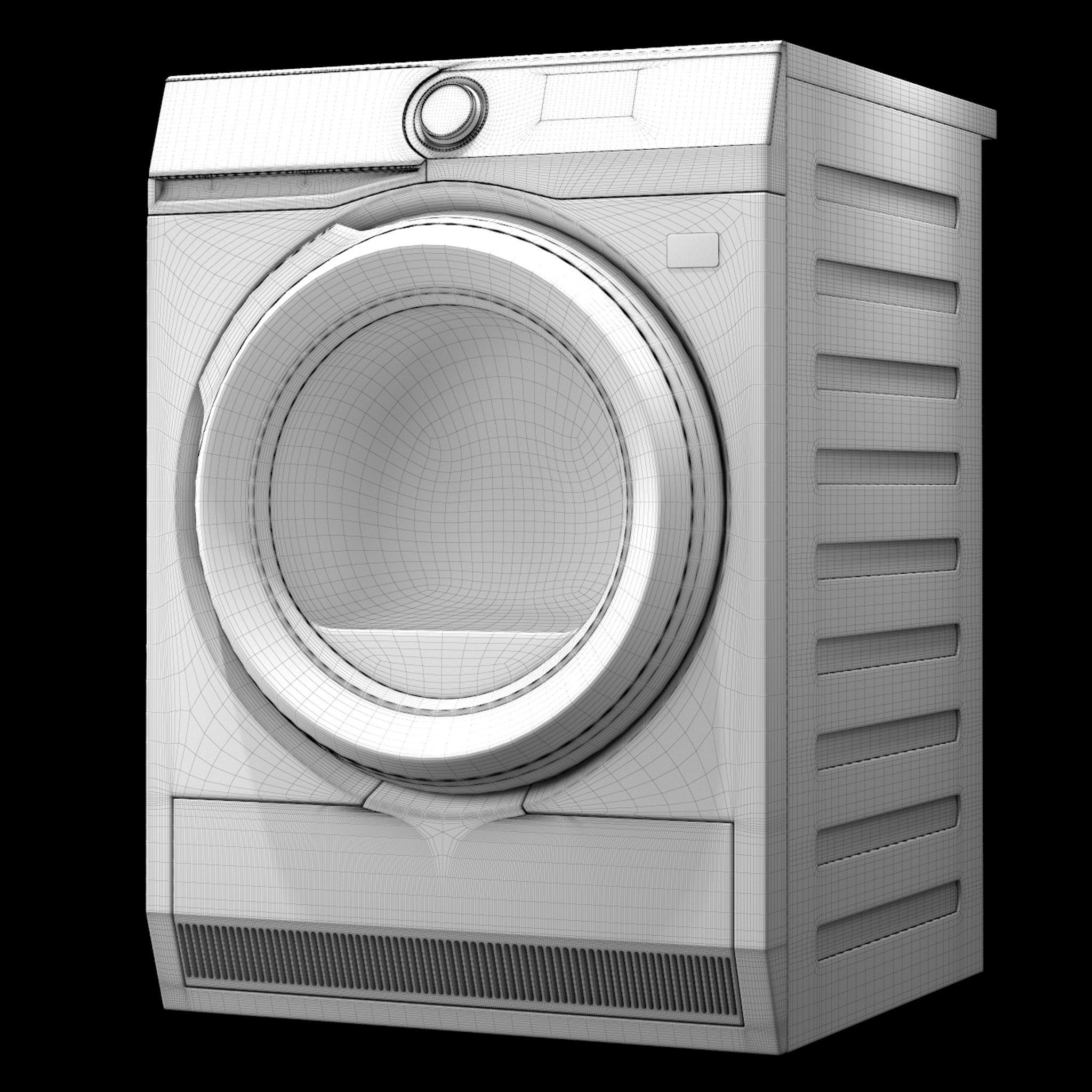 AEG Laundry Set 3D model_5