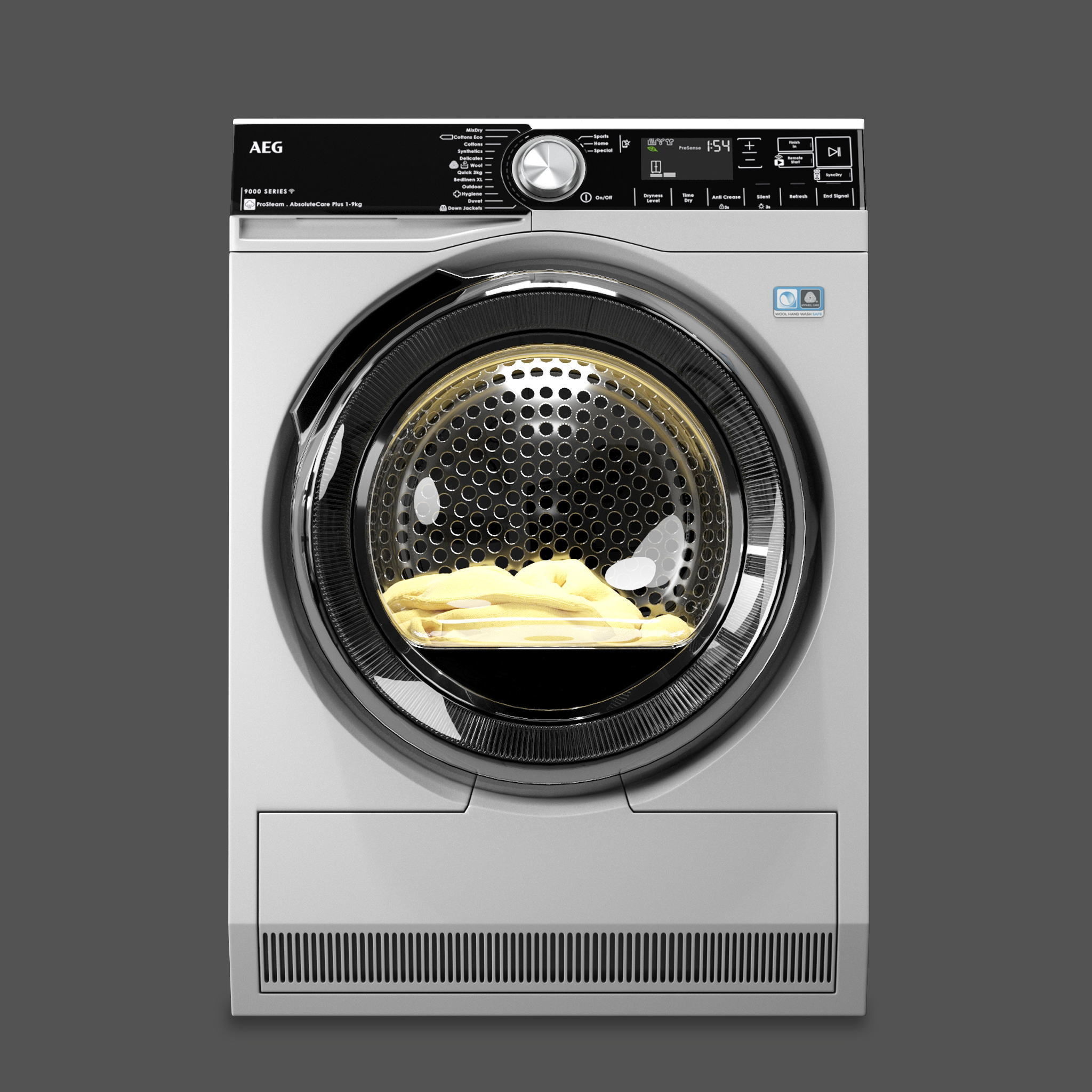 AEG Laundry Set 3D model_6