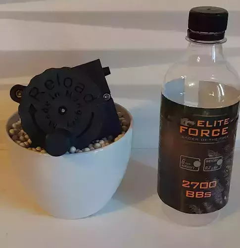 Airsoft Gun Speed loader tested for 3D printer  3D print model