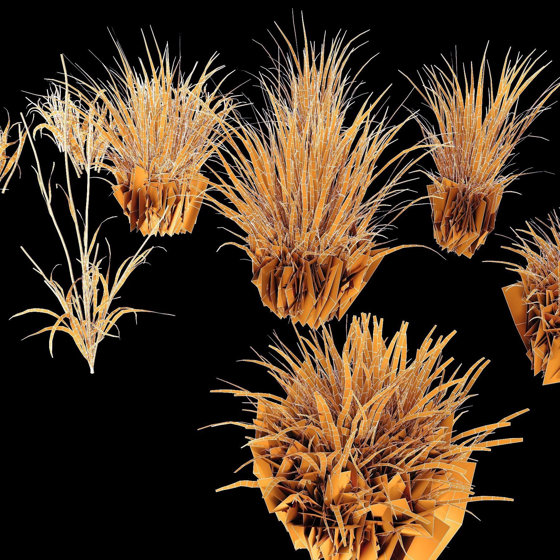 HQ Grass Agricultural Field 3D model_3