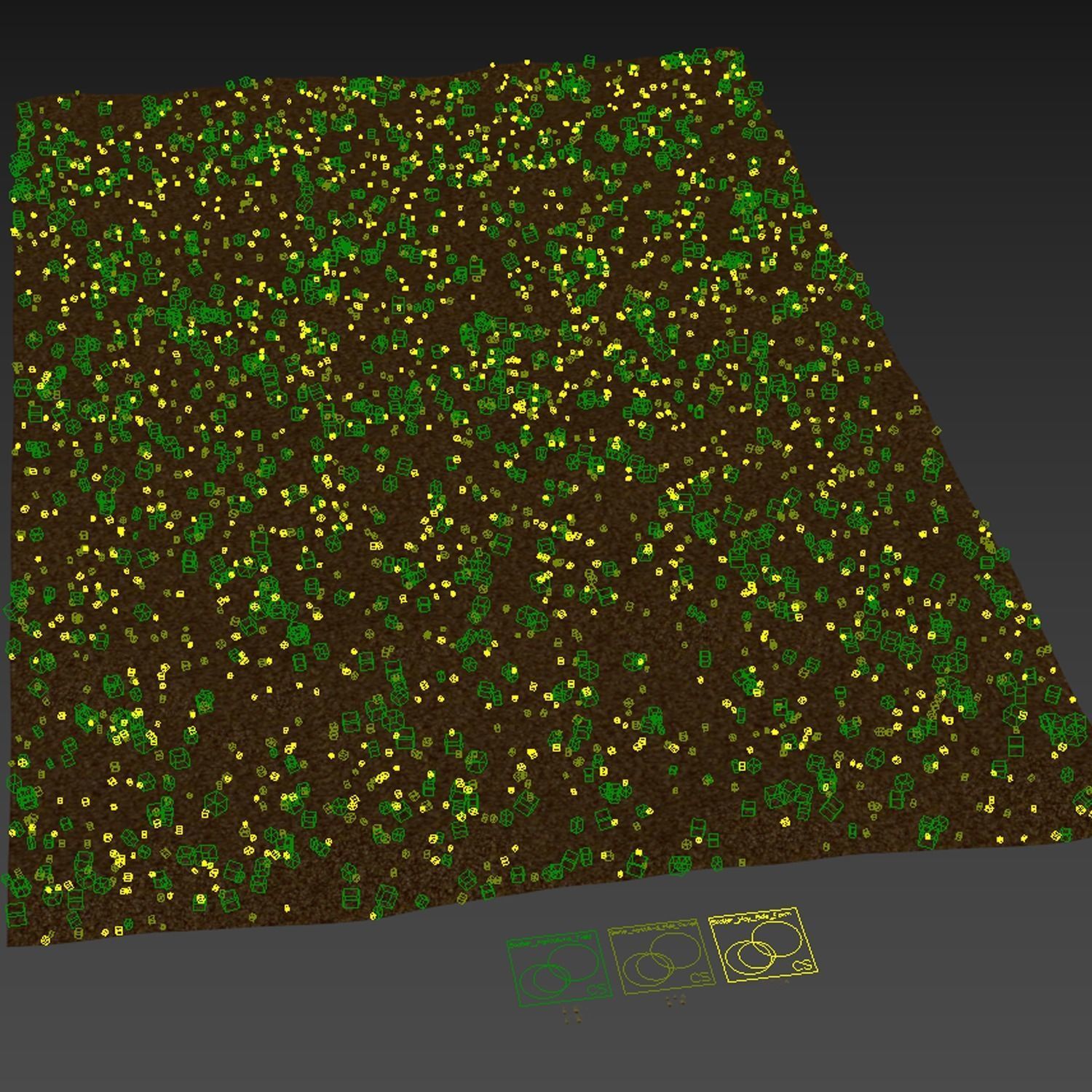 HQ Grass Agricultural Field 3D model_5