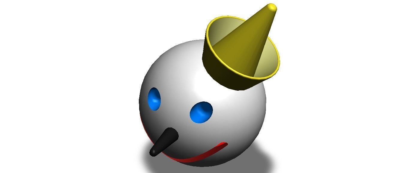 Jack in the Box Head 3D print model_17
