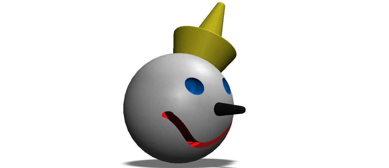 Jack in the Box Head 3D print model_41