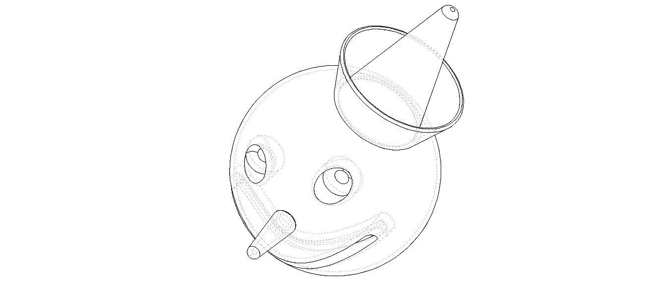 Jack in the Box Head 3D print model_15