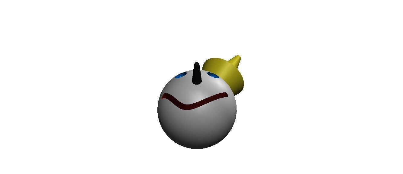 Jack in the Box Head 3D print model_33