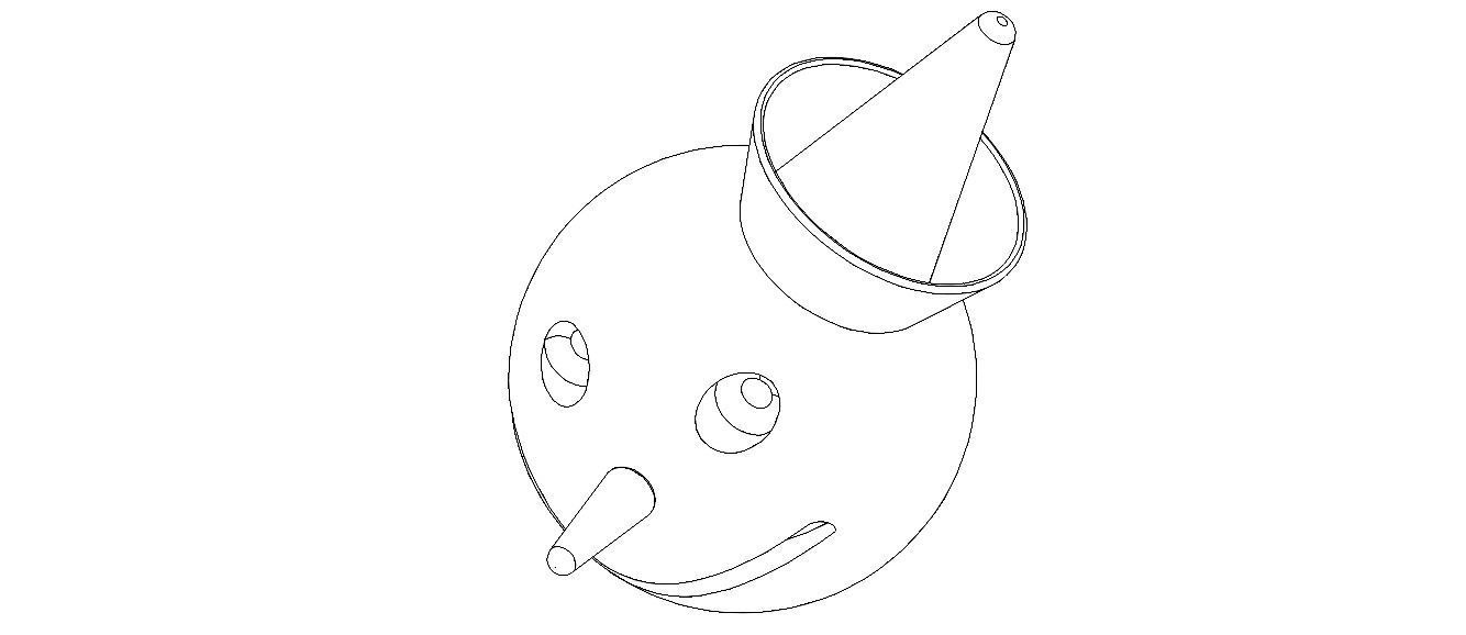 Jack in the Box Head 3D print model_14