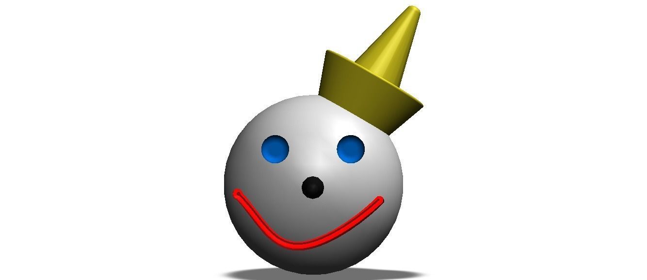 Jack in the Box Head 3D print model_29