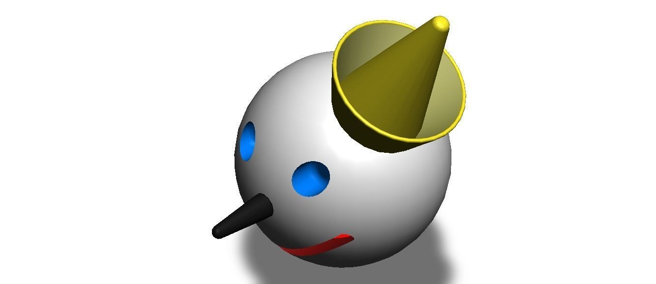 Jack in the Box Head 3D print model_13