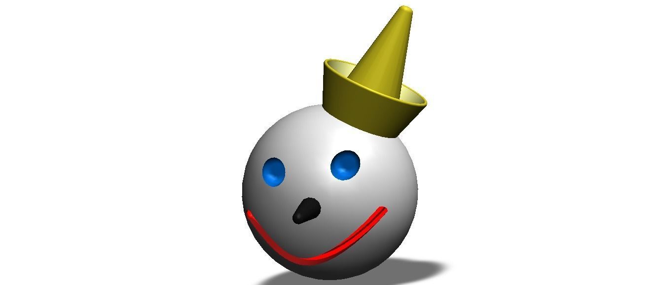 Jack in the Box Head 3D print model_5