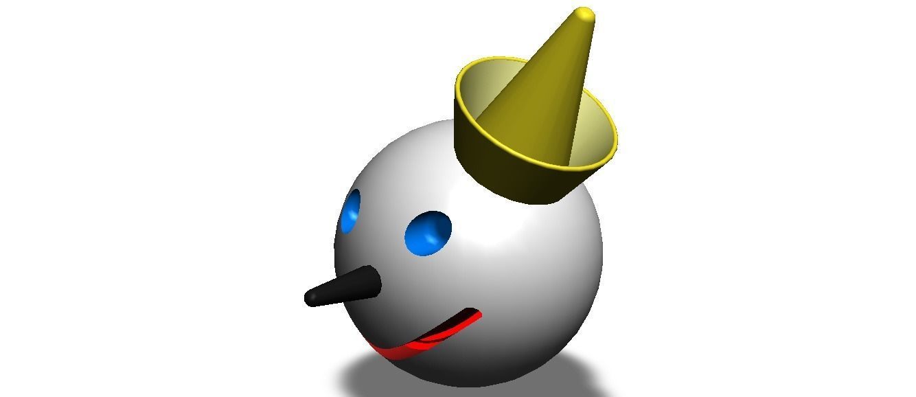 Jack in the Box Head 3D print model_9