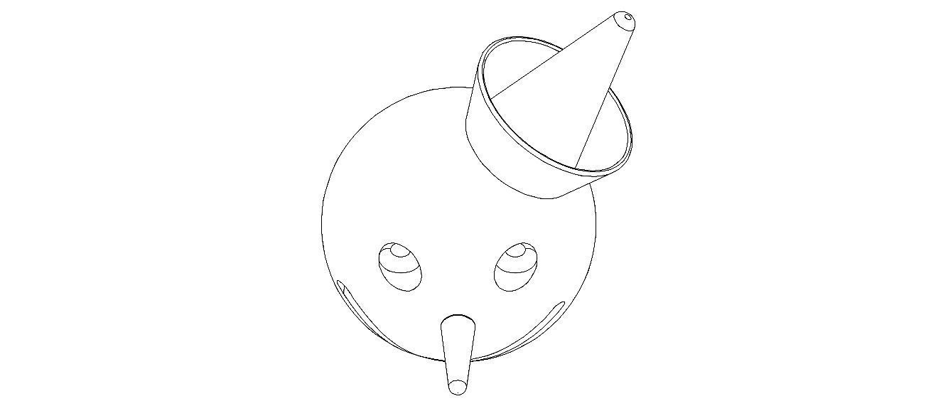 Jack in the Box Head 3D print model_22