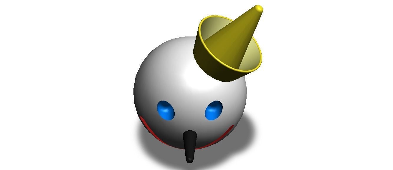 Jack in the Box Head 3D print model_25