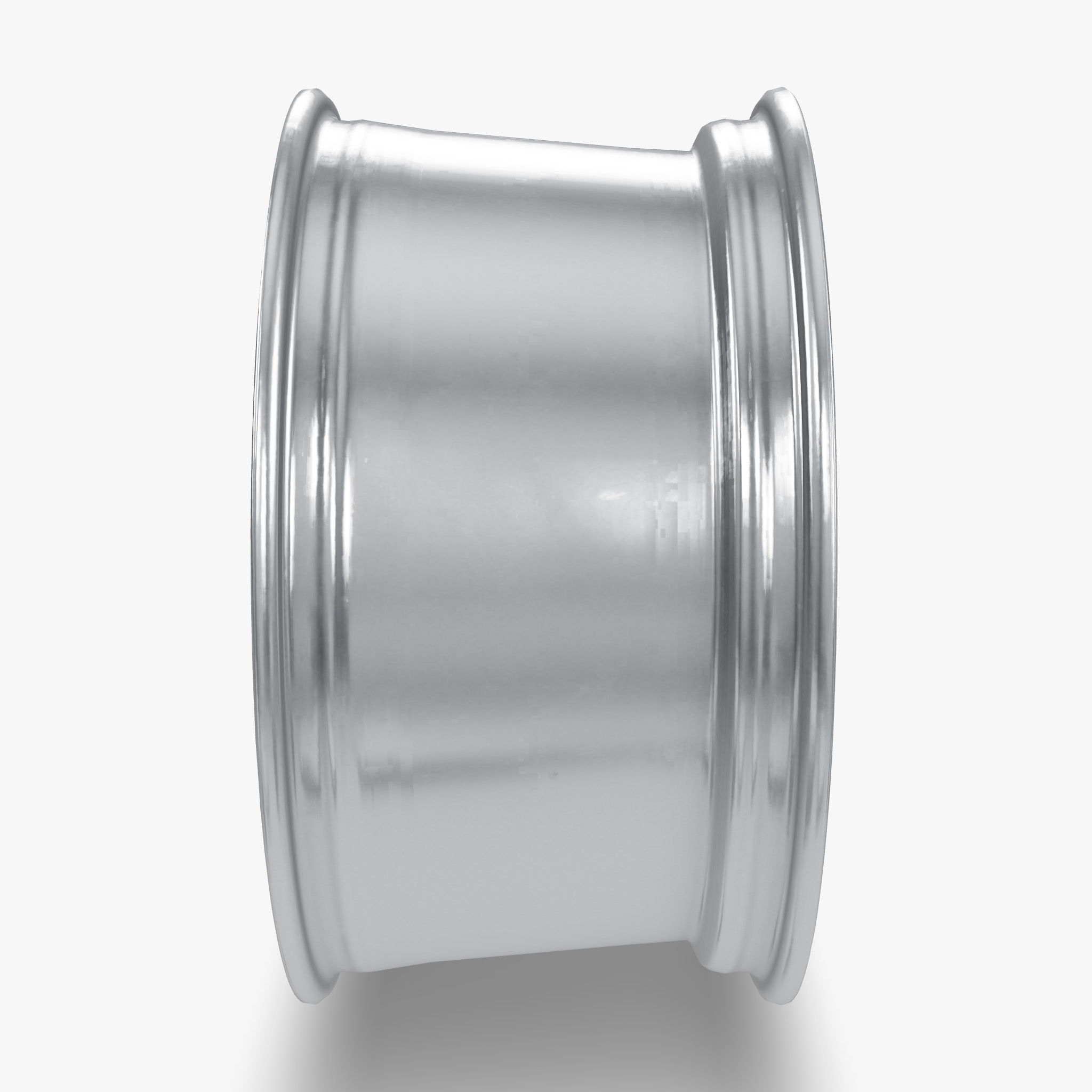 Niche Essen Wheel Silver With Machined Face Low-poly 3D model_13