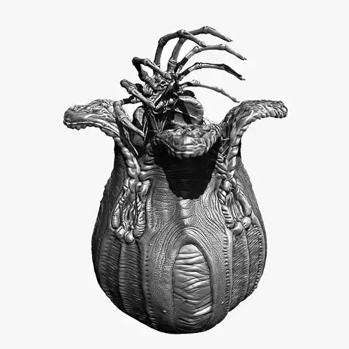 Ovomorph Alien Egg 3D model