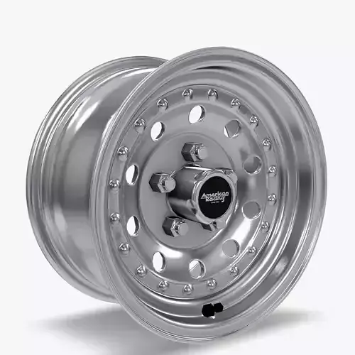 American Racing Outlaw II Wheel Natural 5Lug 19651973