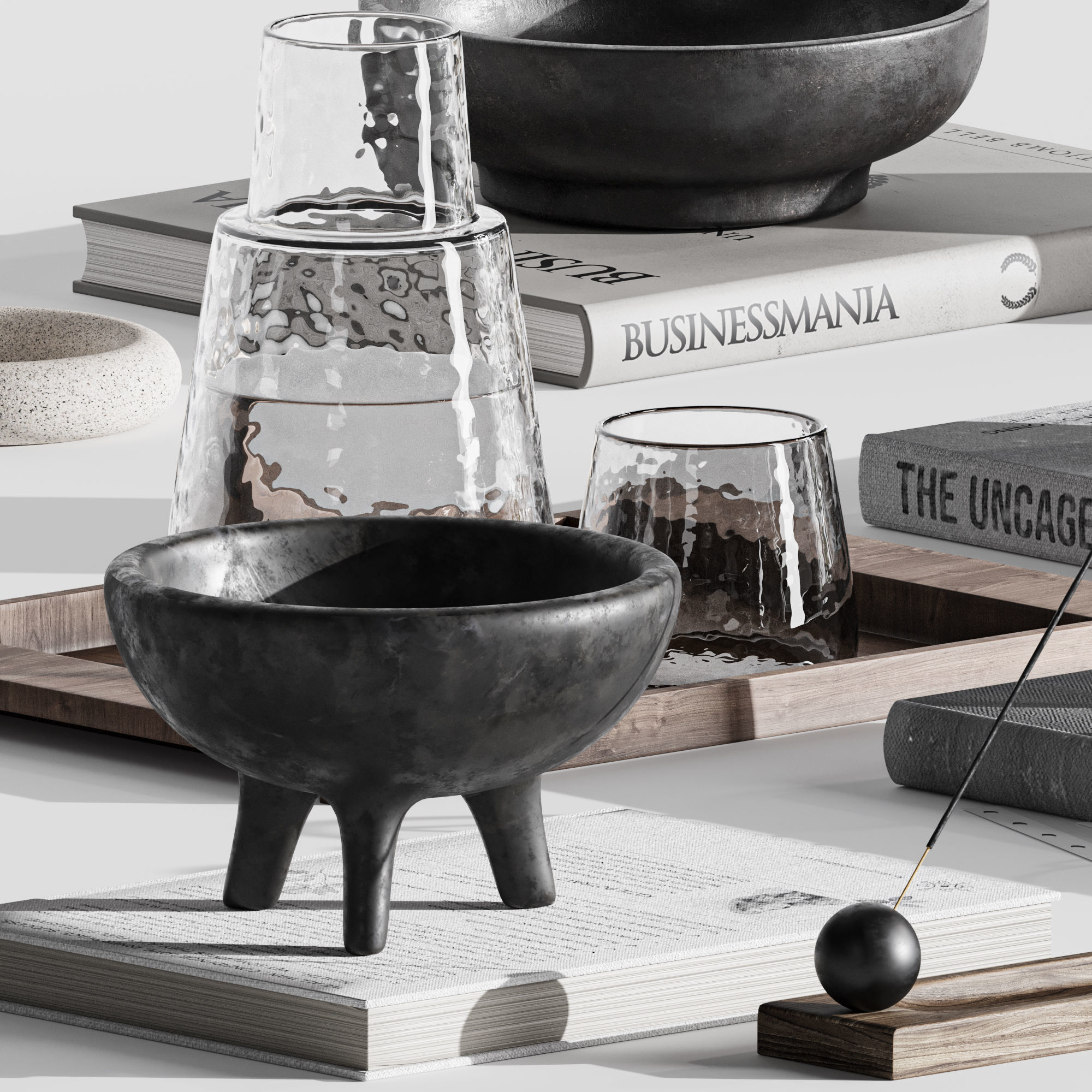 Decorative set38 3D model_3