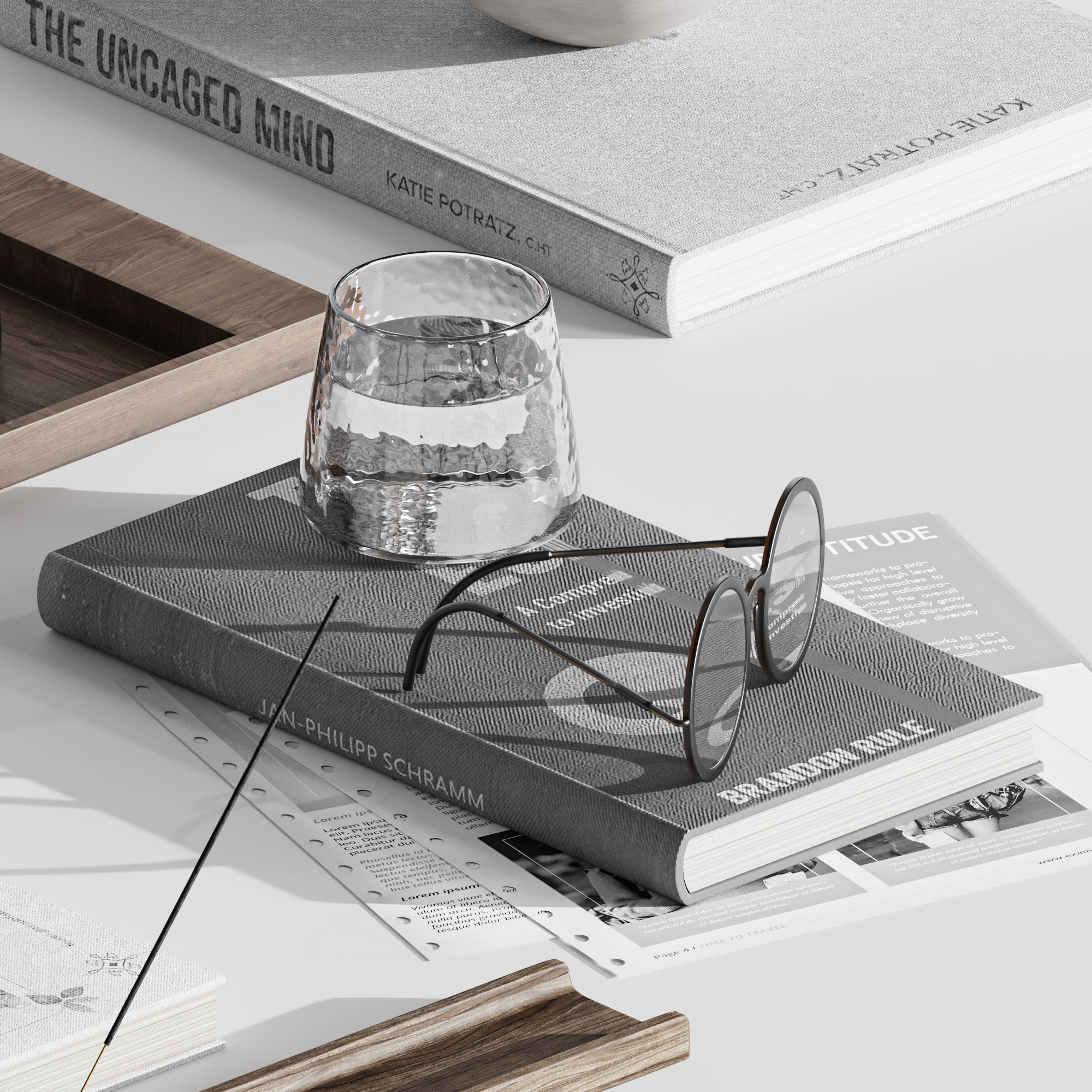 Decorative set38 3D model_2