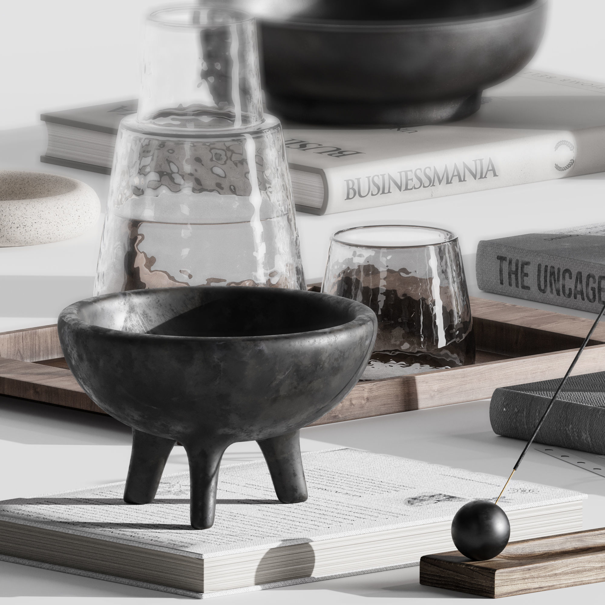 Decorative set38 3D model_4