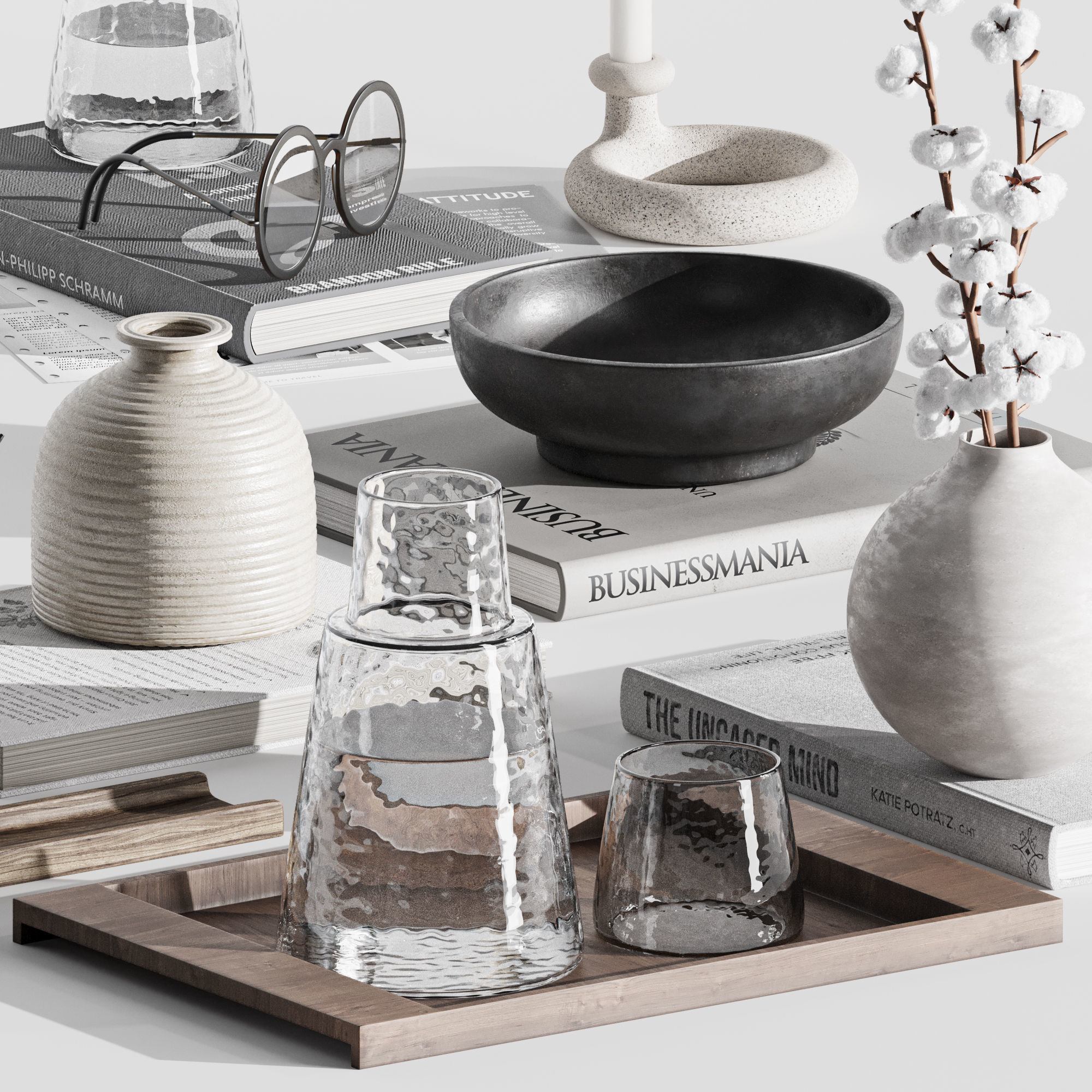 Decorative set38 3D model_5