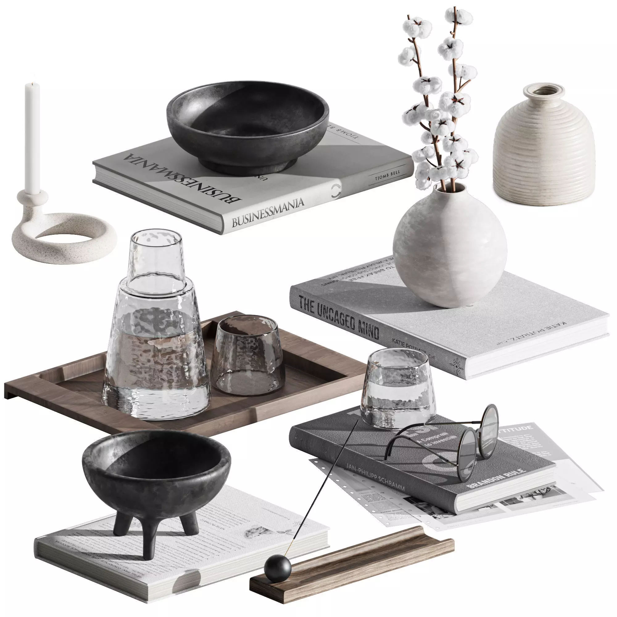 Decorative set38 3D model_0