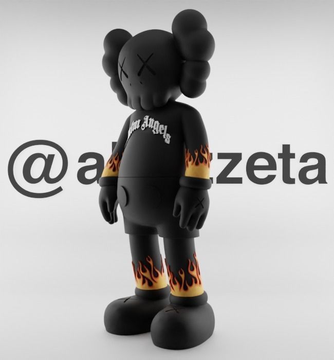 Kaws Palm Angels 1 for Print 3D print model_5