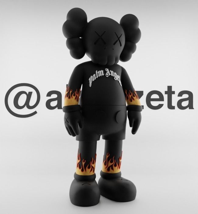 Kaws Palm Angels 1 for Print 3D print model_35