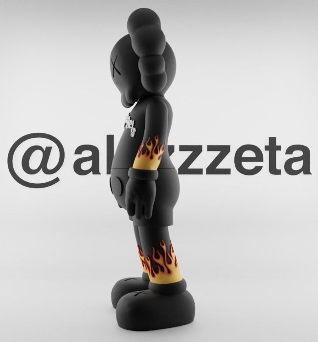 Kaws Palm Angels 1 for Print 3D print model_9