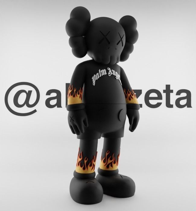 Kaws Palm Angels 1 for Print 3D print model_34