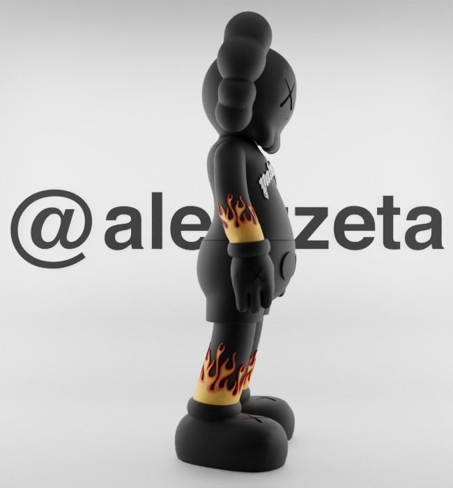 Kaws Palm Angels 1 for Print 3D print model_29