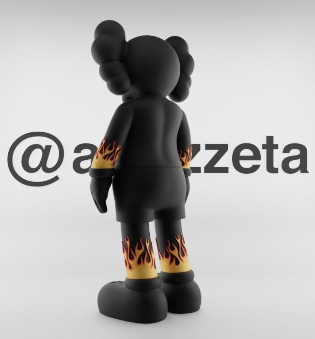 Kaws Palm Angels 1 for Print 3D print model_15