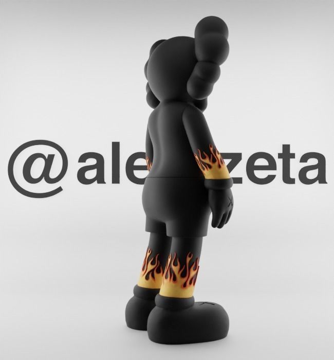 Kaws Palm Angels 1 for Print 3D print model_25