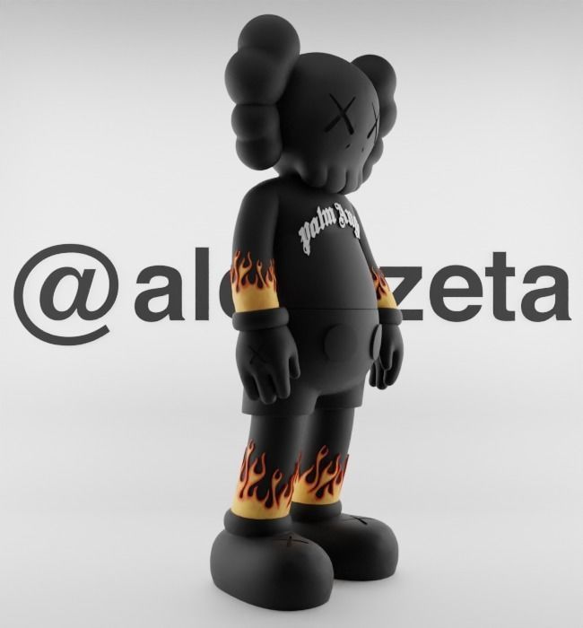 Kaws Palm Angels 1 for Print 3D print model_32
