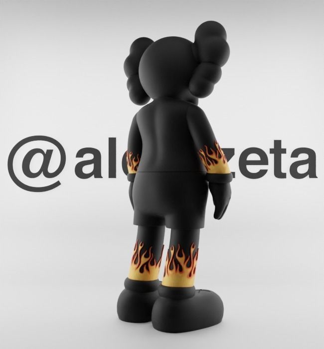 Kaws Palm Angels 1 for Print 3D print model_23