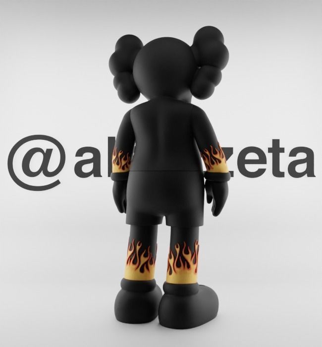 Kaws Palm Angels 1 for Print 3D print model_21