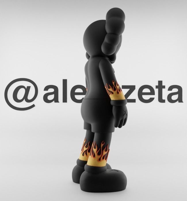 Kaws Palm Angels 1 for Print 3D print model_26