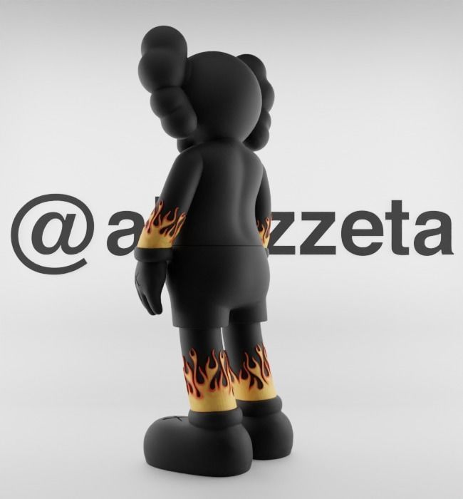 Kaws Palm Angels 1 for Print 3D print model_14