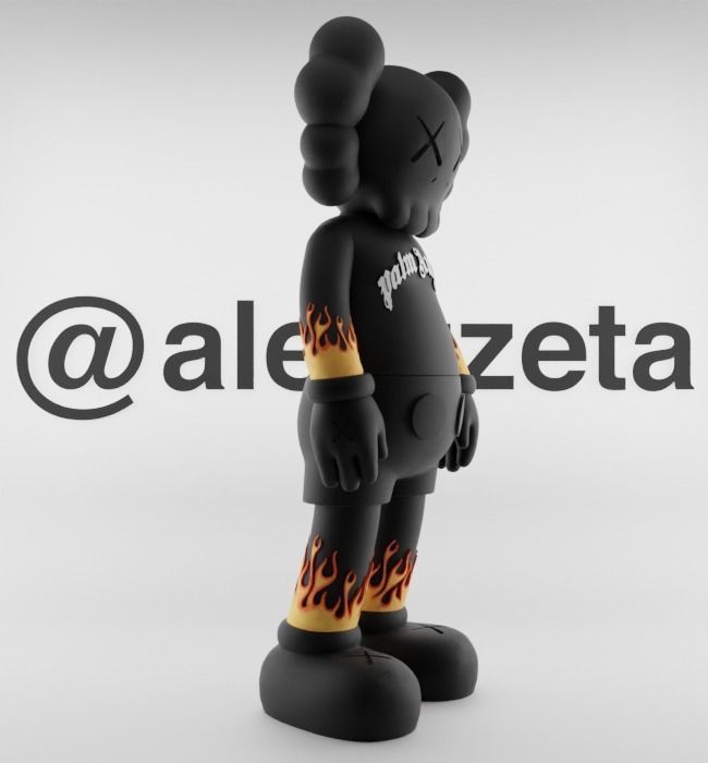 Kaws Palm Angels 1 for Print 3D print model_31