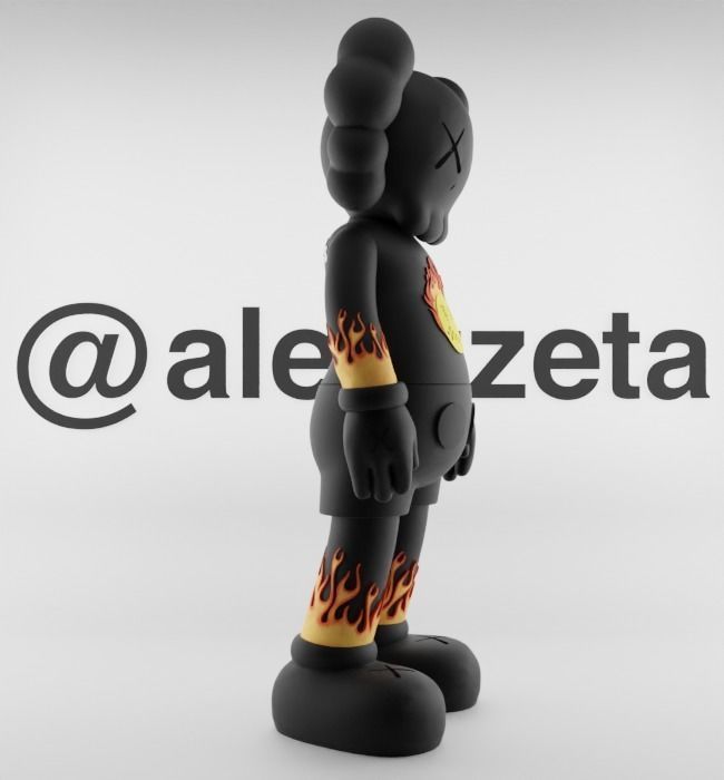 Kaws Palm Angels 2 for Print 3D print model_30