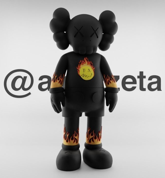 Kaws Palm Angels 2 for Print 3D print model_36