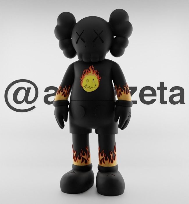 Kaws Palm Angels 2 for Print 3D print model_2