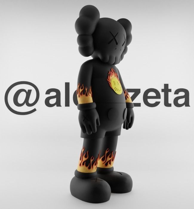 Kaws Palm Angels 2 for Print 3D print model_32