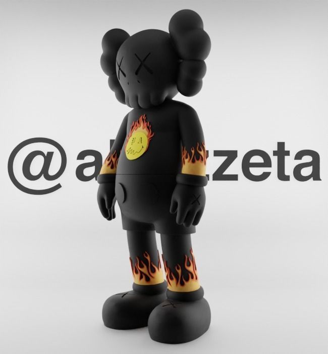 Kaws Palm Angels 2 for Print 3D print model_5