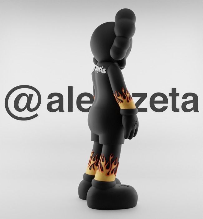 Kaws Palm Angels 2 for Print 3D print model_26