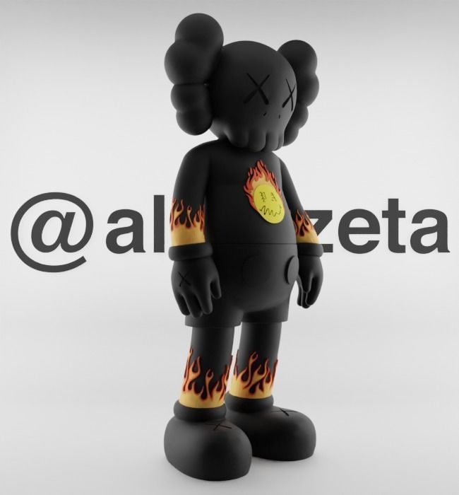 Kaws Palm Angels 2 for Print 3D print model_33