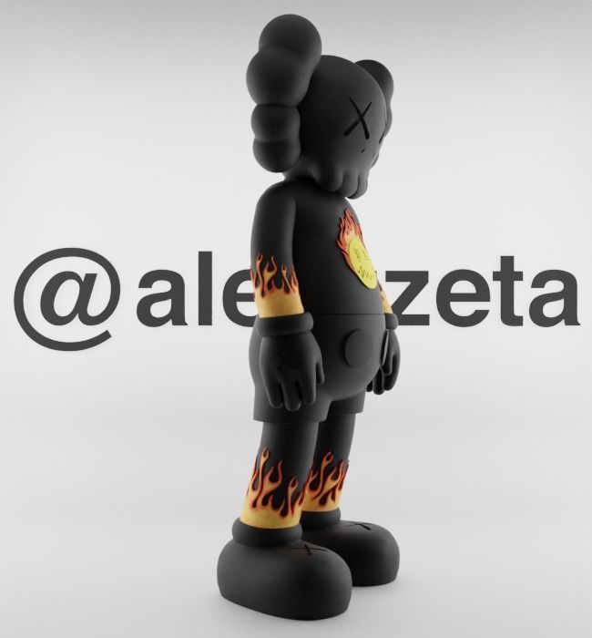 Kaws Palm Angels 2 for Print 3D print model_31