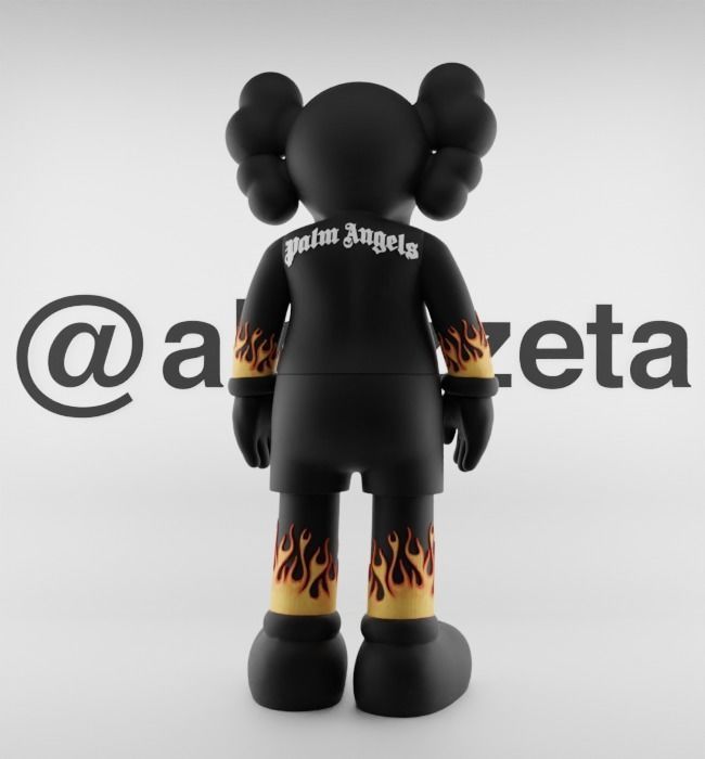 Kaws Palm Angels 2 for Print 3D print model_20