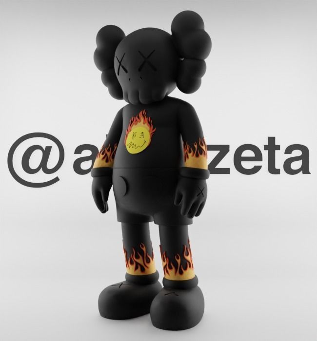 Kaws Palm Angels 2 for Print 3D print model_4